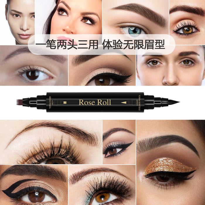 JJMG 3-in-1 Self-Adhesive Eyebrow and Eyeliner Pen