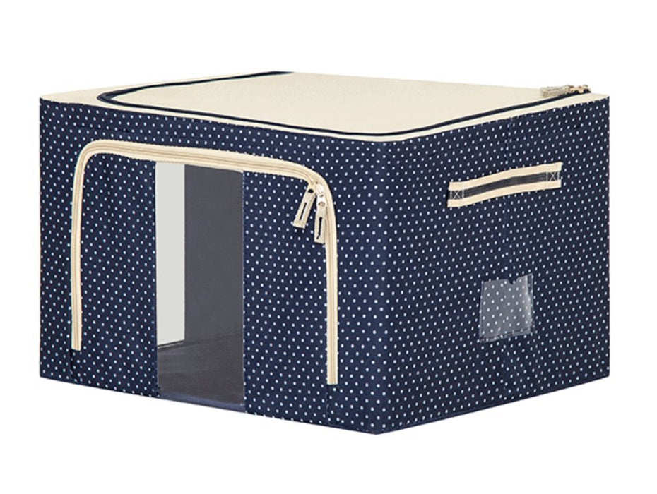 JJMG Polka Dots  Stackable Storage Box Organizer