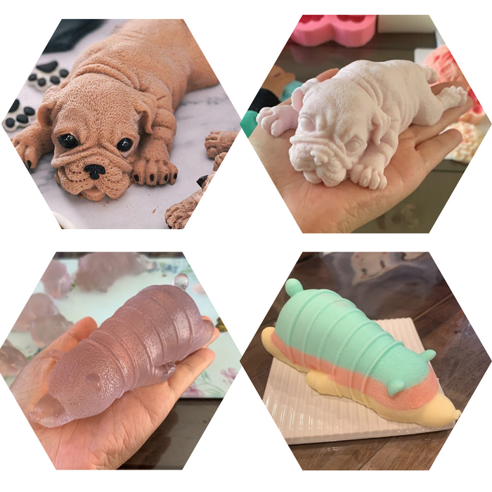 3D Dog & Bear Silicone Mold