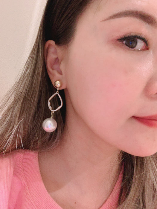 High quality earrings Sterling silver backs