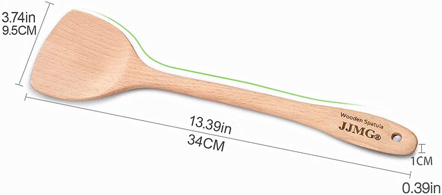 JJMG Wood Wok Spatula (Pack of 2)
