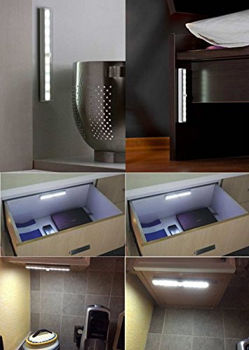 JJMG 10 LED Motion Sensing Closet Light (2-Pack)