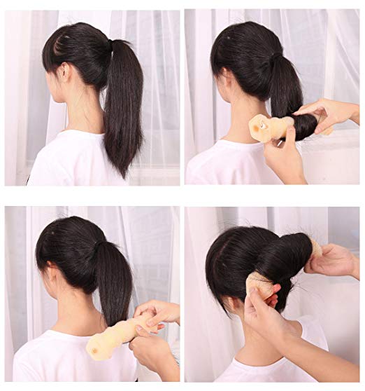 JJMG Hair Bun Maker Foam Sponge
