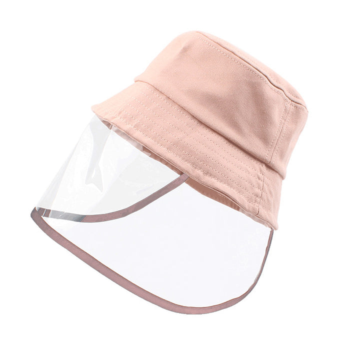JJMG Kids Clear Full-Face Protective Bucket Hat Shield Washable Breathable