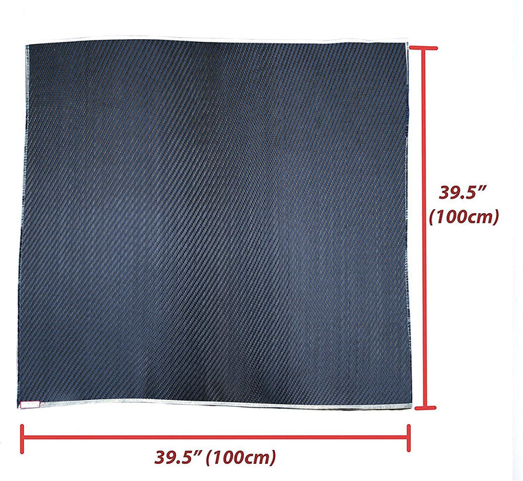 Carbon Fiber Fabrics Cloth Wrap 3k 200g/m2 Twill Weave (Navy Blue)